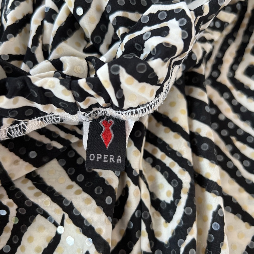 Y2k Vintage Zebra Print Sparkly Sequin Pant - image 3